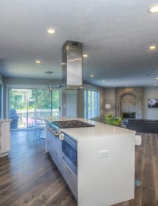 spacious and modern kitchen