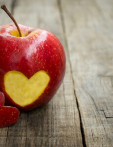 heart, apple