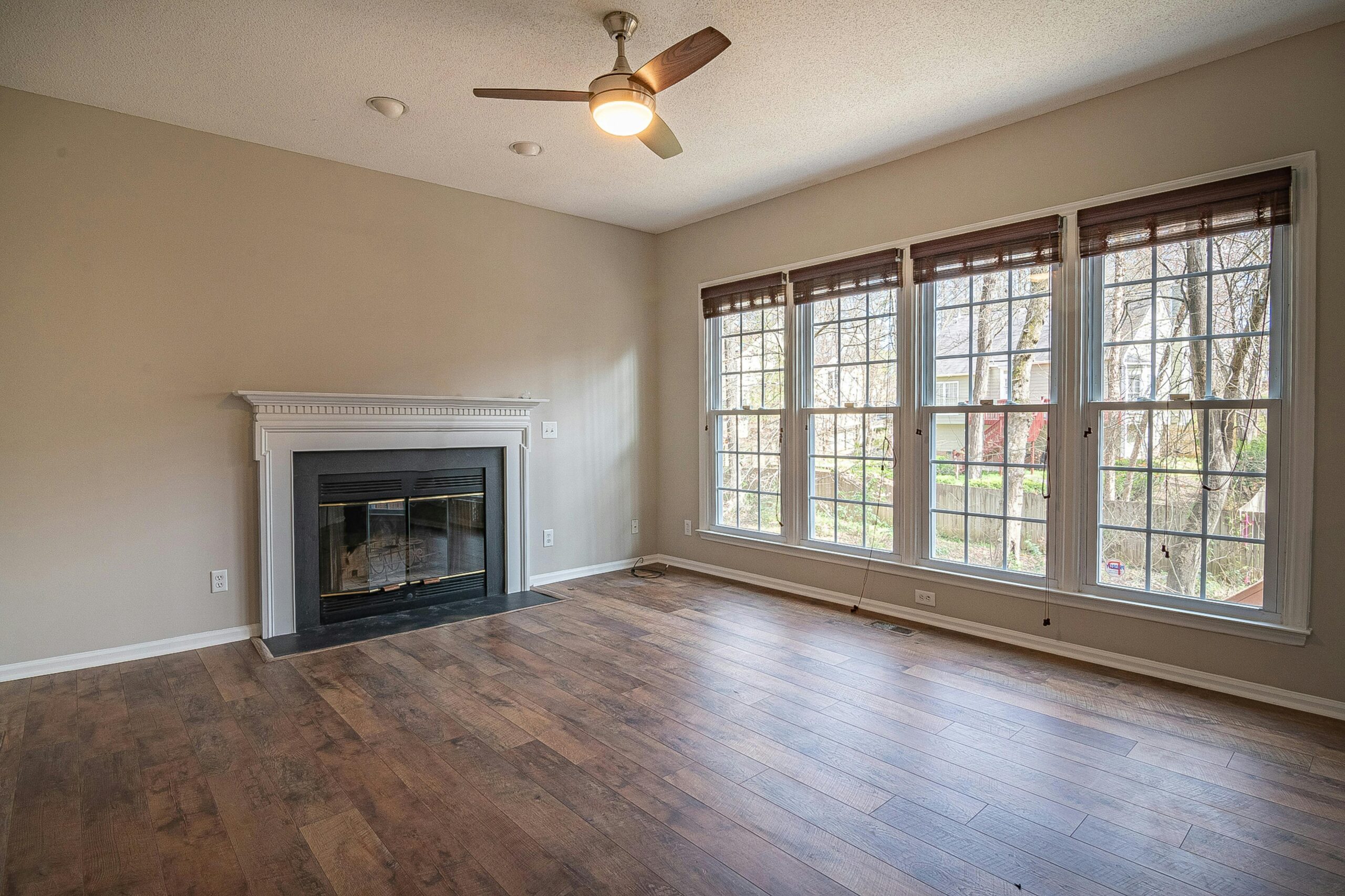 ceiling fan, living, family, room
