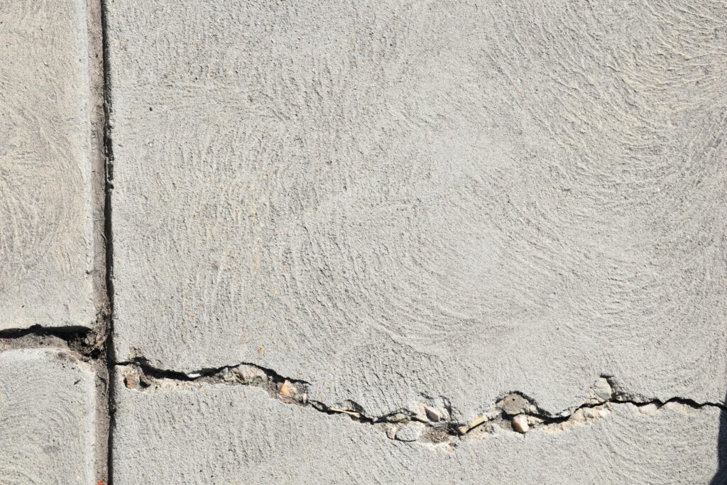 crack, wall, foundation