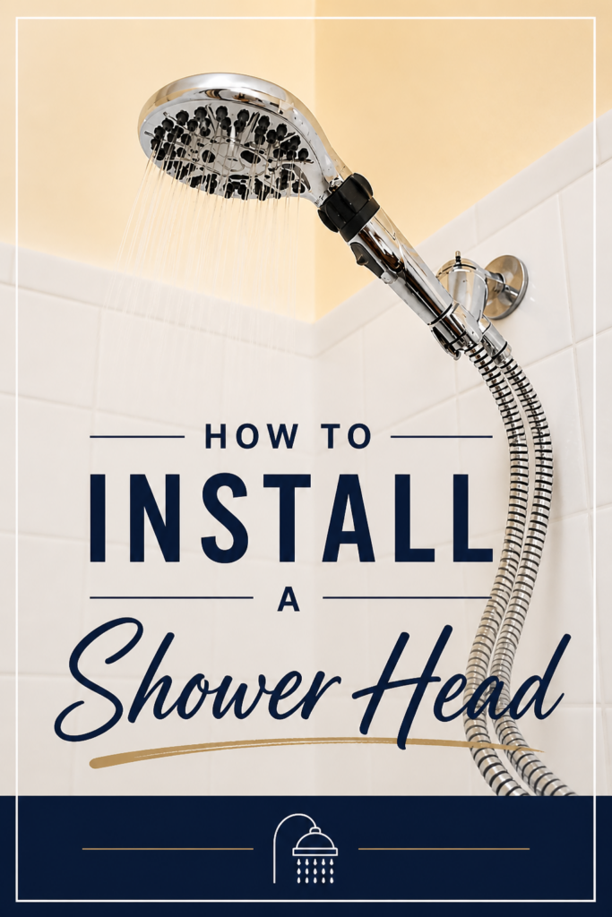 how to, install, shower head