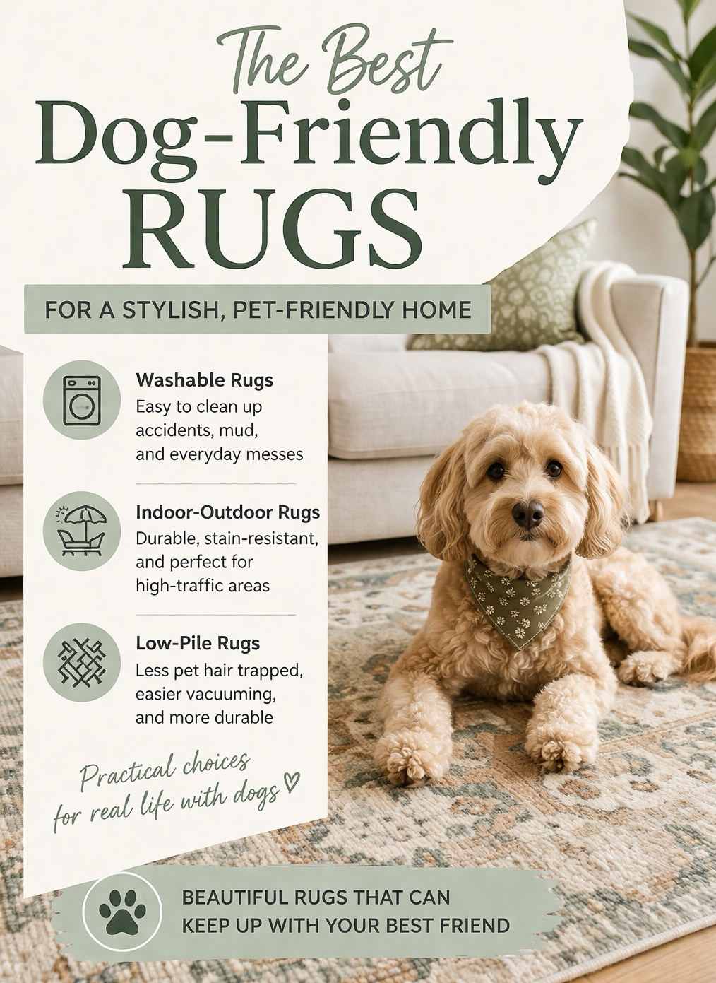 best rugs for homes with dogs