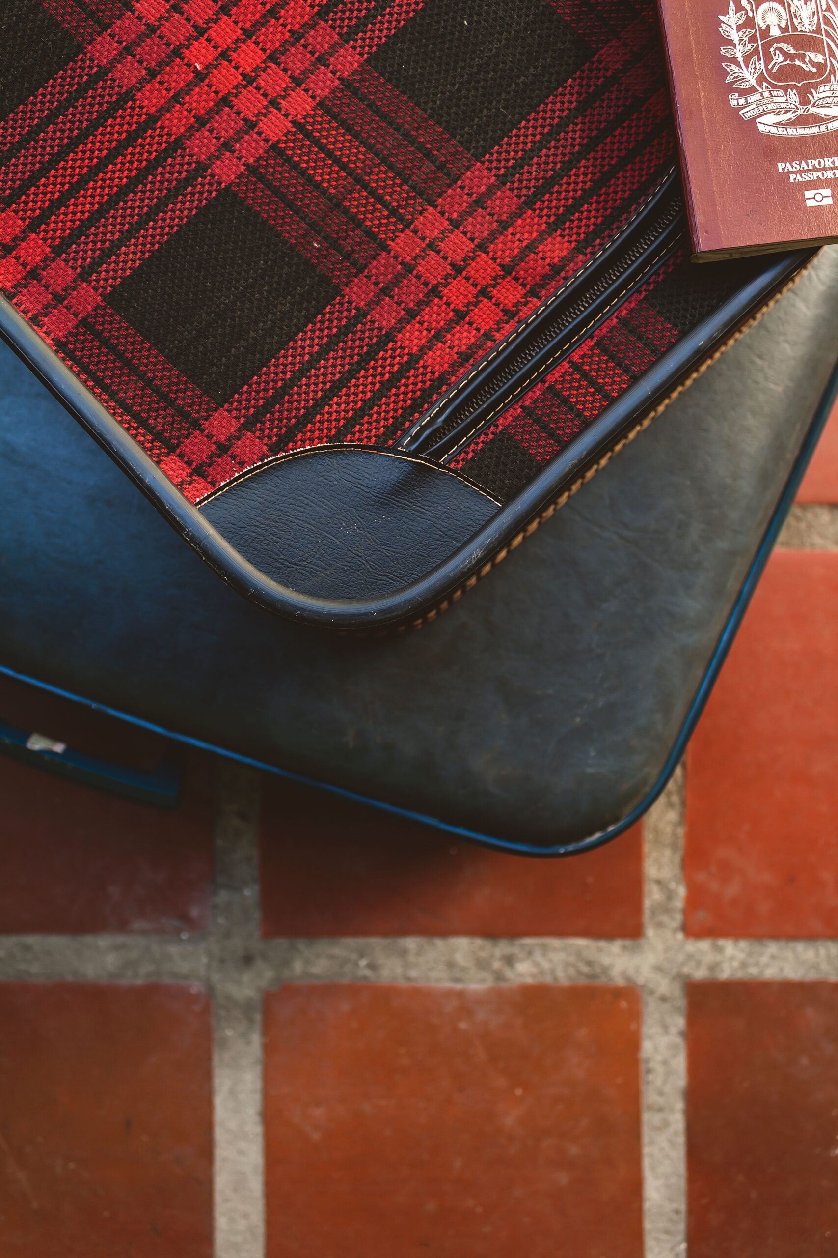 passport, suitcase