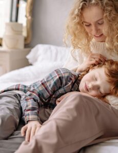 mom, child