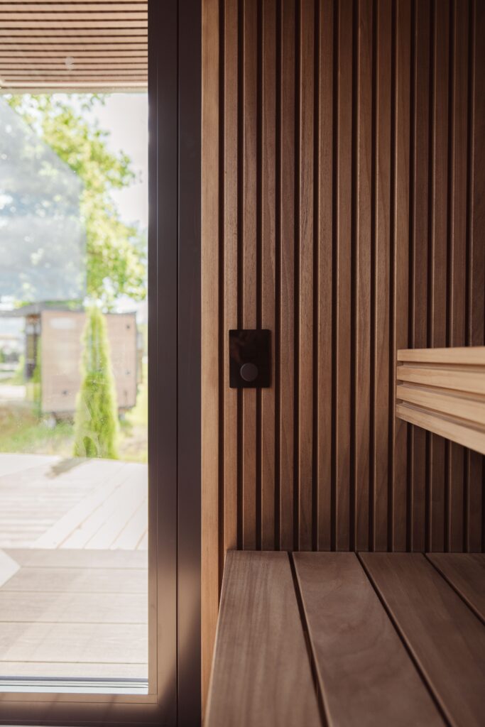 wood sauna